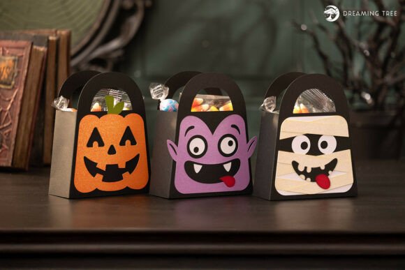 Download Trick or Treat Trio Bags SVG - Bags Collection