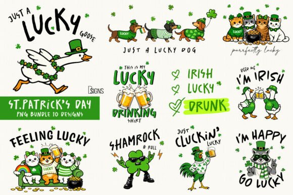 Download Funny St Patrick's Day Bundle Png - Premium Resources